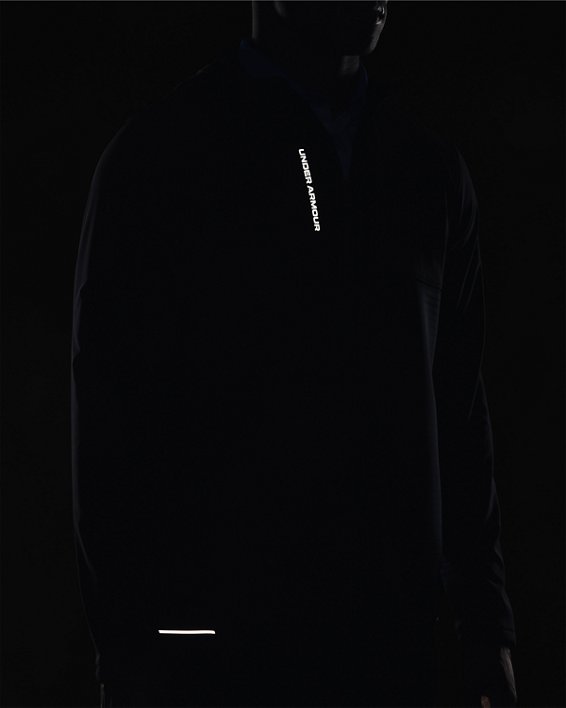 Haut entièrement zippé UA Storm Daytona pour homme, Black, pdpMainDesktop image number 3